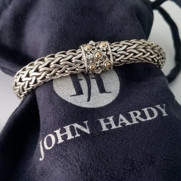 John Hardy Jewelry - SOLD -JOHN HARDY - 11mm Jaisalmer 18K Gold & Sterling Silver Bracelet *Stunning!